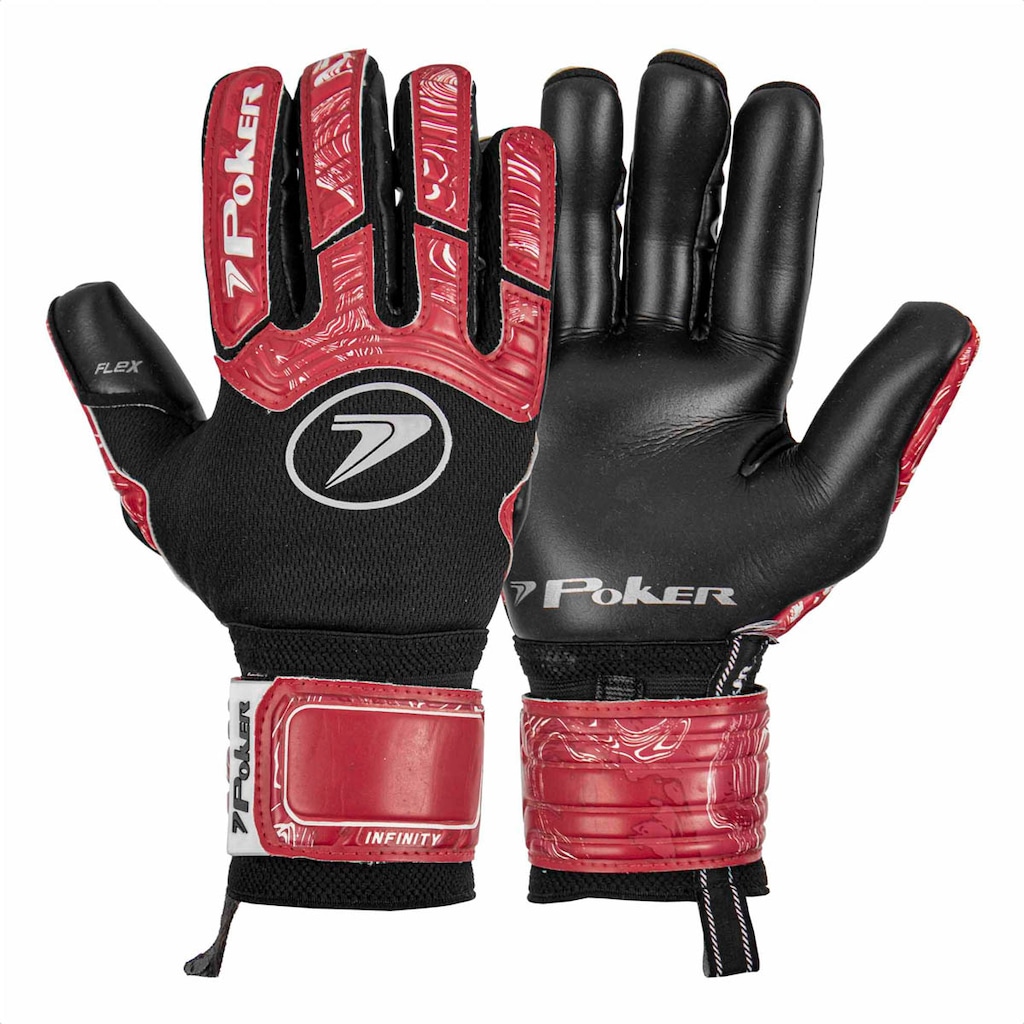 Luva de Goleiro de Campo Poker Profissional Infinity Adulto