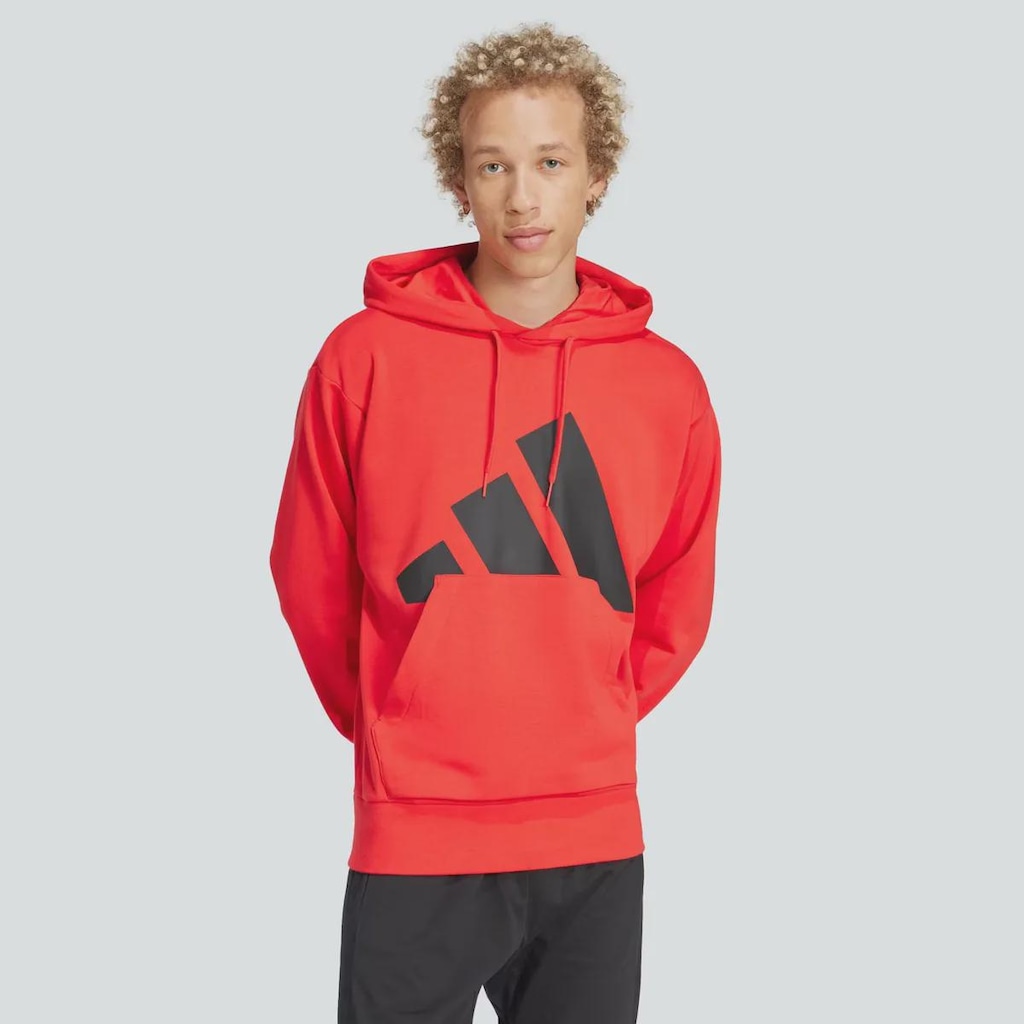 Blusão de Moletom Masculino adidas com Capuz Essentials Big Logo