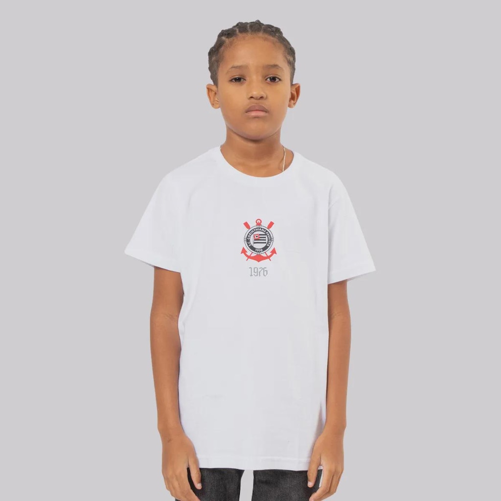 Camiseta do Corinthians Futfanatics Rio 1976 Infantil