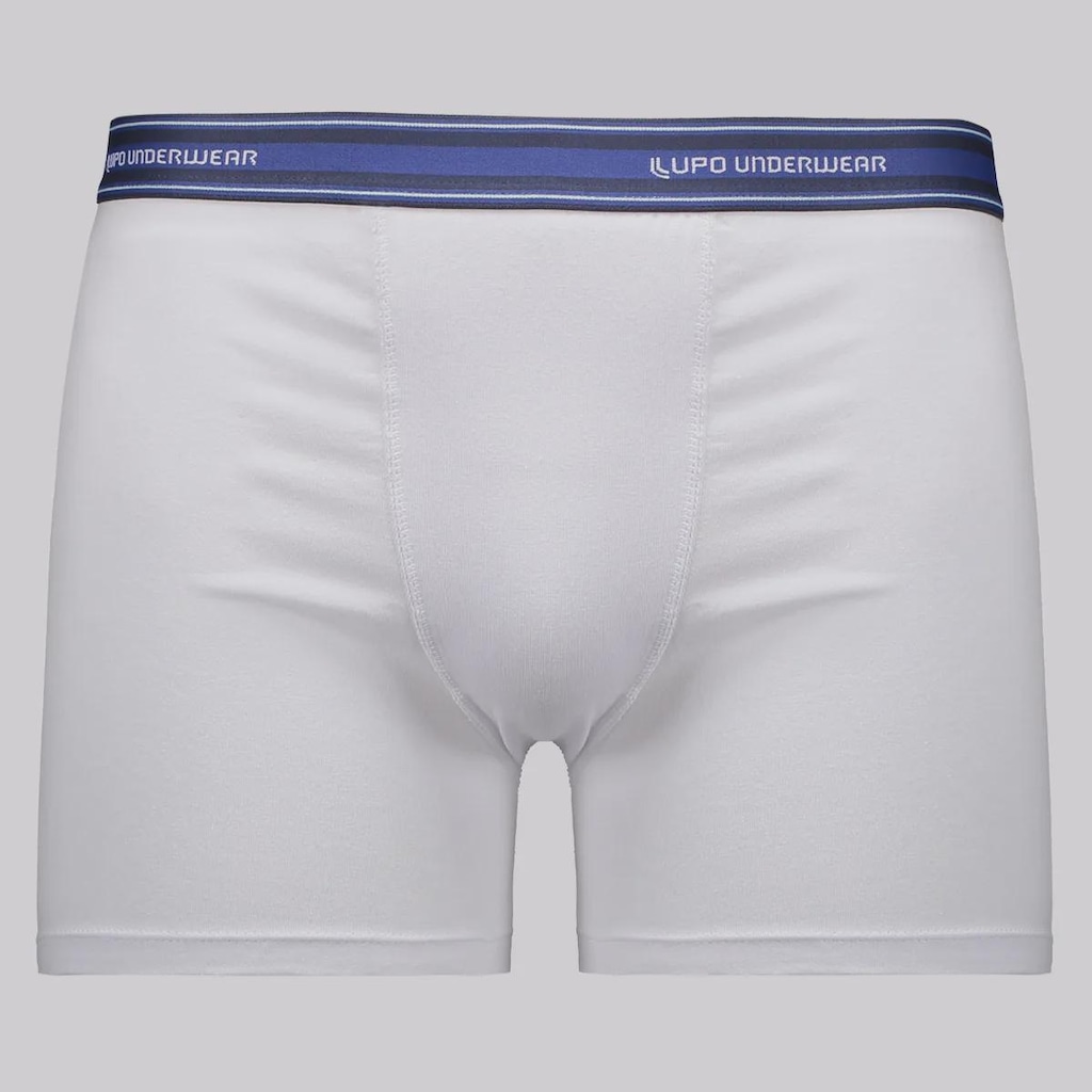 Cueca Boxer Lupo Algodão com Elastano Masculina
