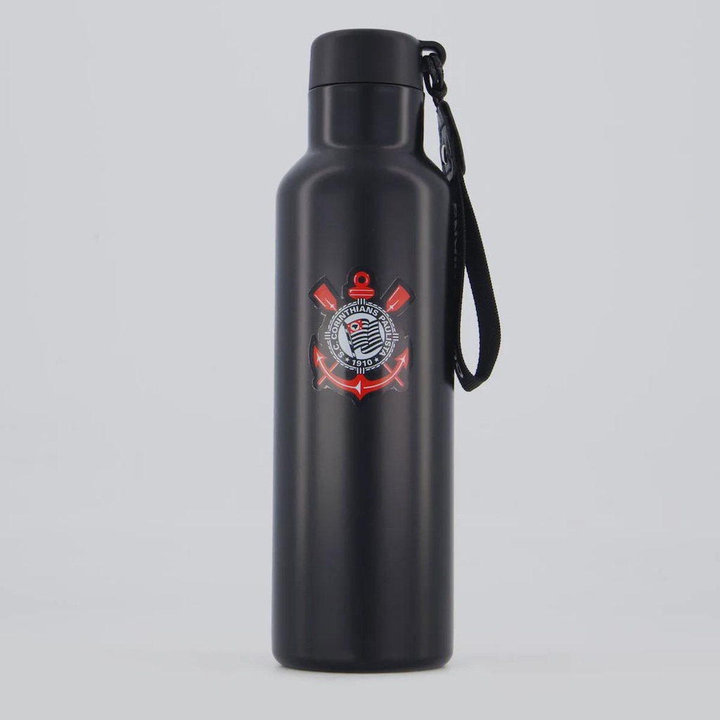 Garrafa do Corinthians Futfanatics Steam Metal 750 ml