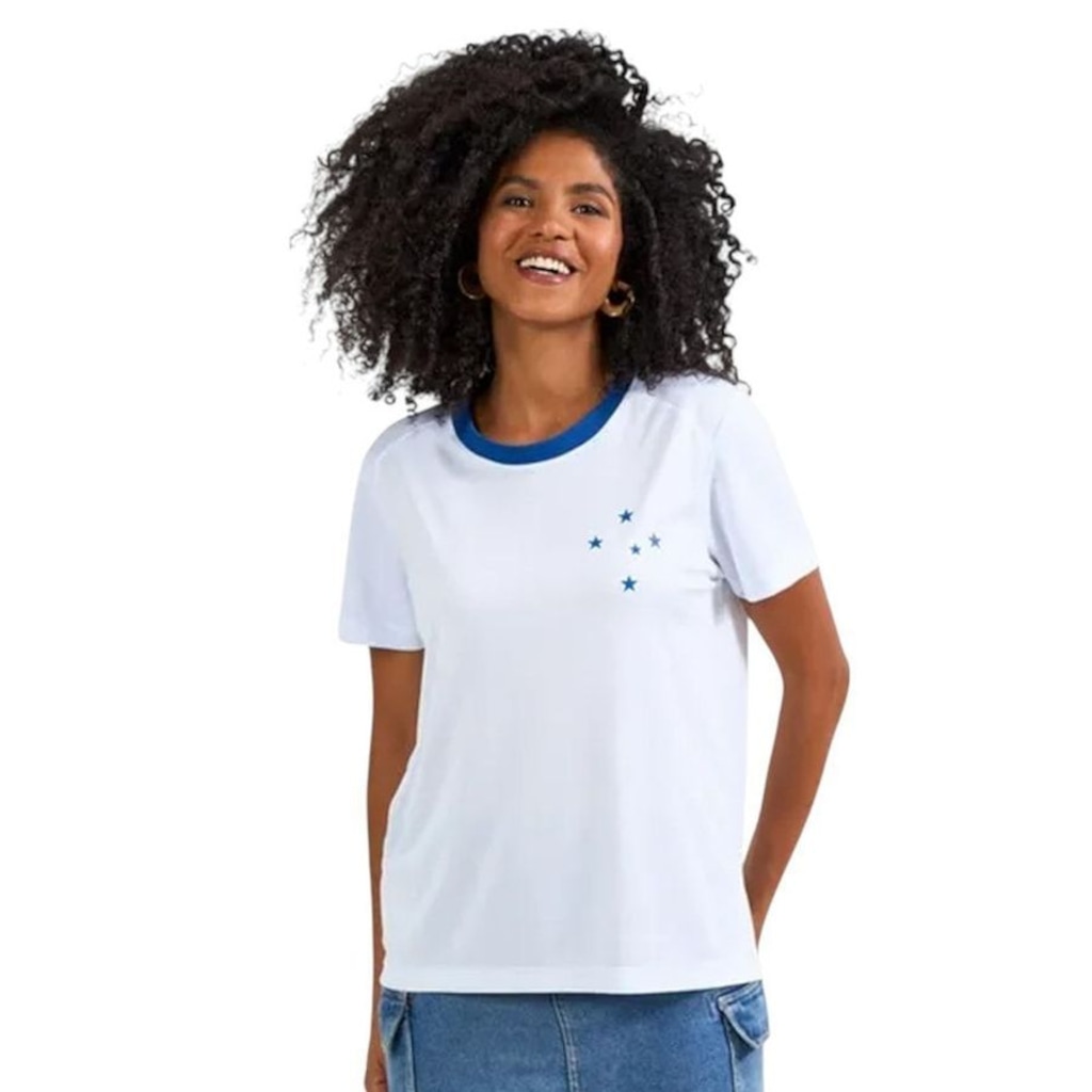 Camisa do Cruzeiro Braziline Entrelaço Feminina