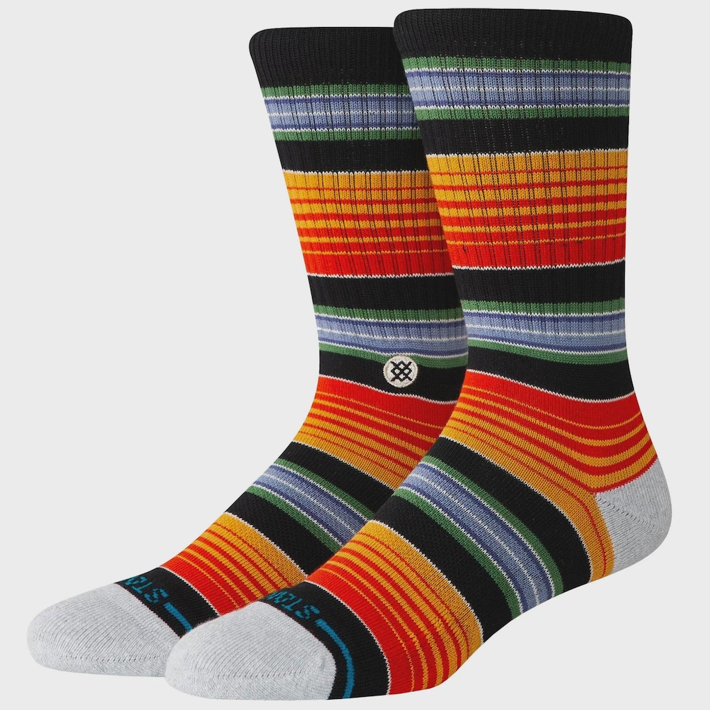 Meia Cano Alto Stance Rockford Crew Multi