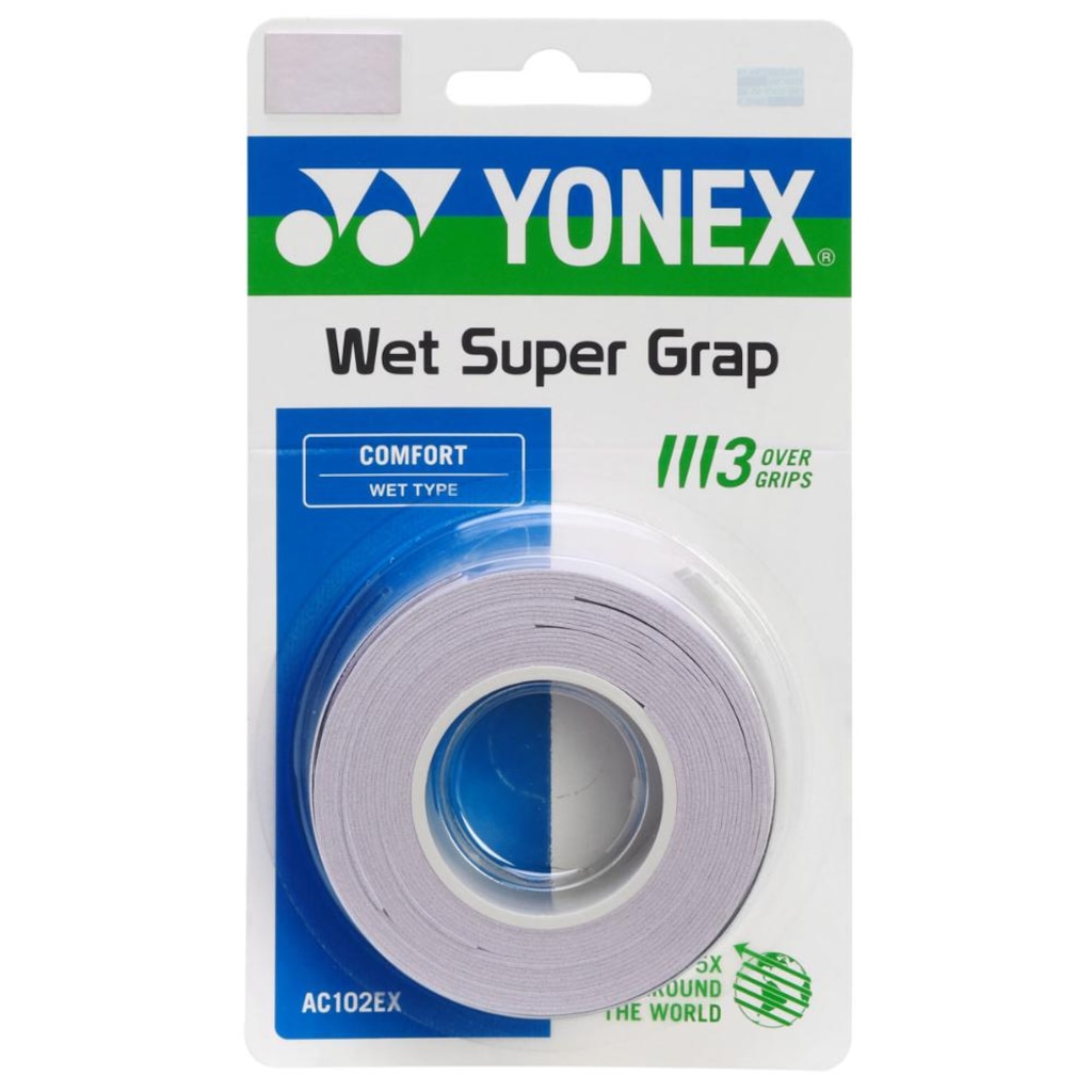 Overgrip Yonex Super Grap com 3 Unidades
