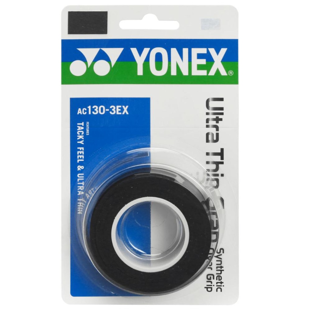 Overgrip Yonex Ultra Thin Grap 0.4mm com 3 Unidades