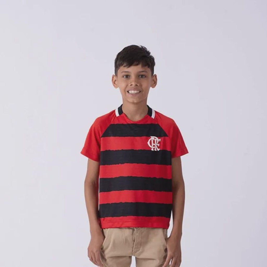 Camiseta do Flamengo Braziline Manto Infantil - Foto 1