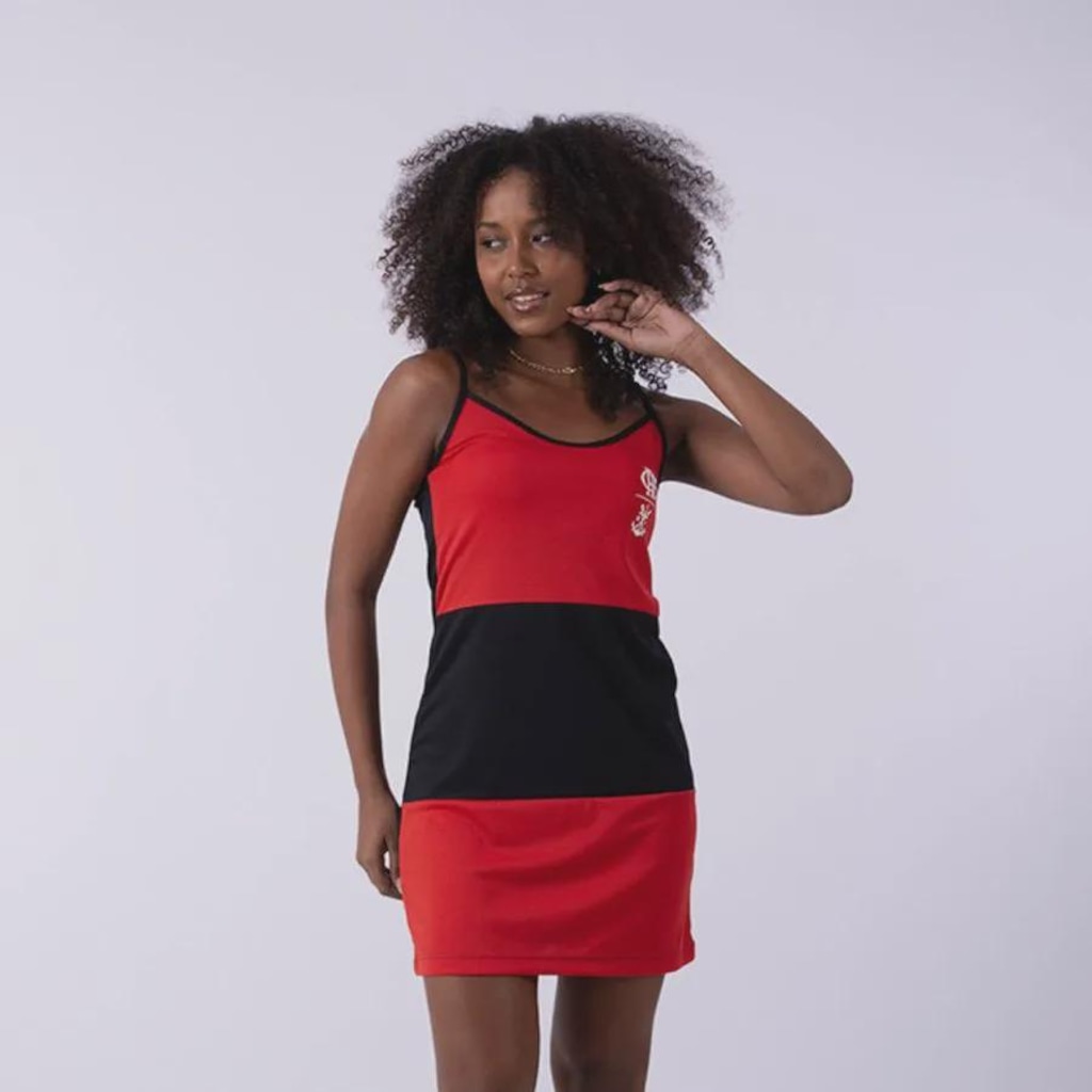 Vestido Flamengo Samba Feminino - Foto 1