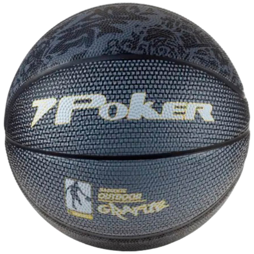Bola de Basquete Poker Outdoor Grafite N°7