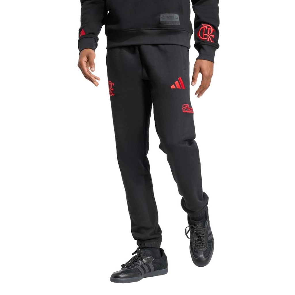 Calça Masculina CR Flamengo US Pack Adidas - Foto 1