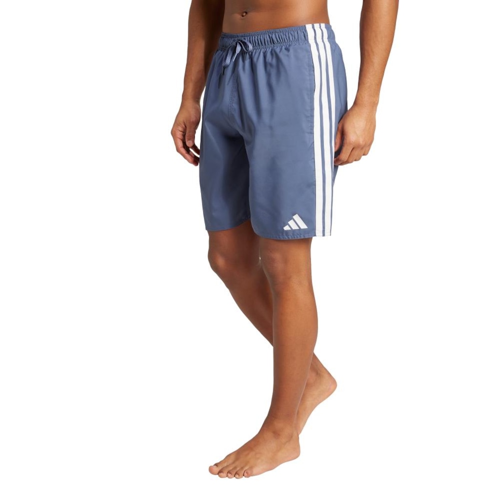 Short Masculino Adidas com Três Listras de 20 centímetros