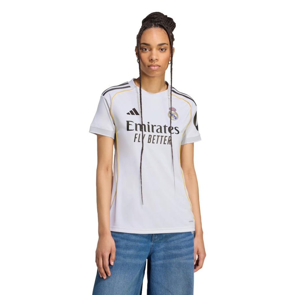 Camisa I Real Madrid 25/26 Feminina Adidas