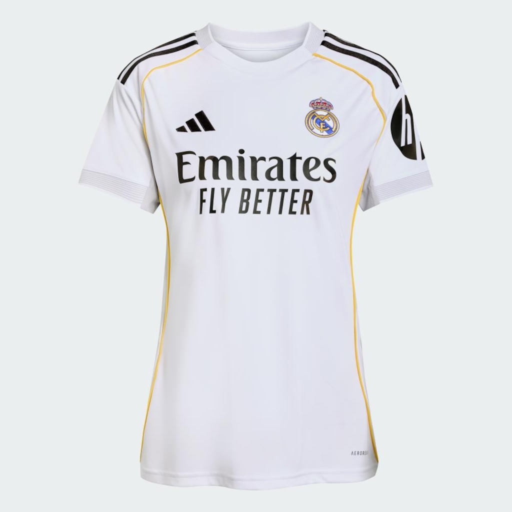 Imagem 2 do produto Camisa I Real Madrid 25/26 Feminina Adidas