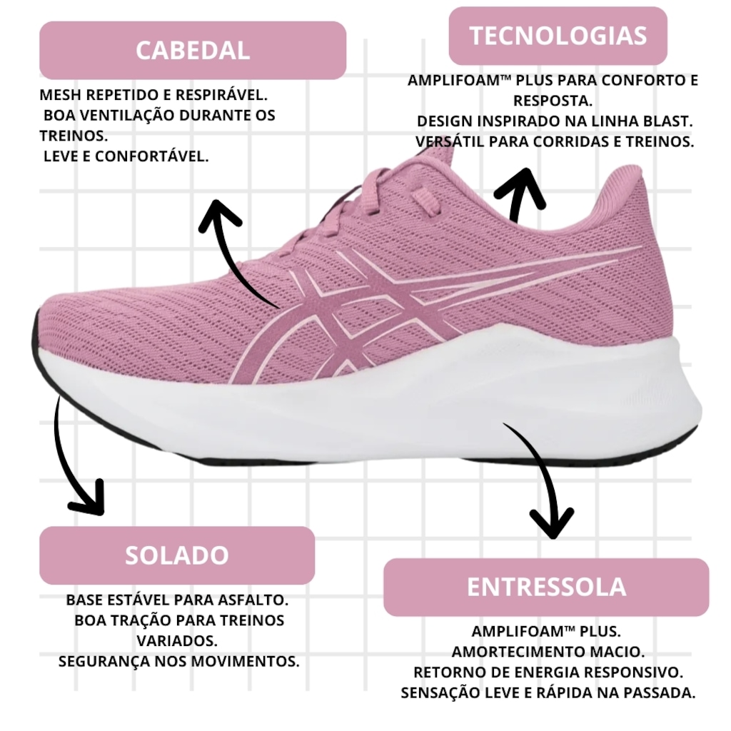 Imagem 3 do produto Tênis Feminino Asics Versablast 4