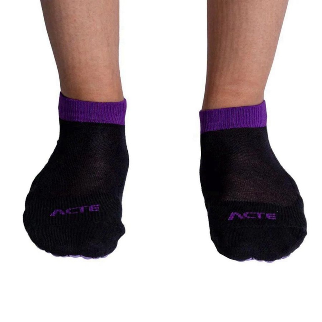 Imagem 2 do produto Meia Cano Curto Acte Sports Pilates - Feminina