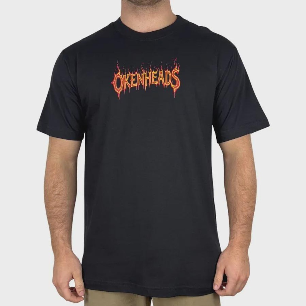 Camiseta Okenheads Basica Silk Picho Masculina