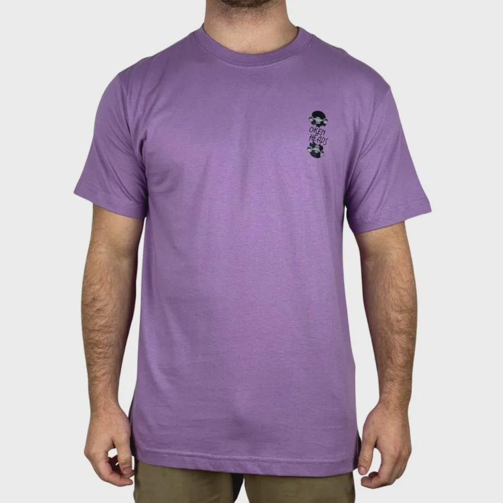 Camiseta Okenheads Basica Silk Drop Masculina