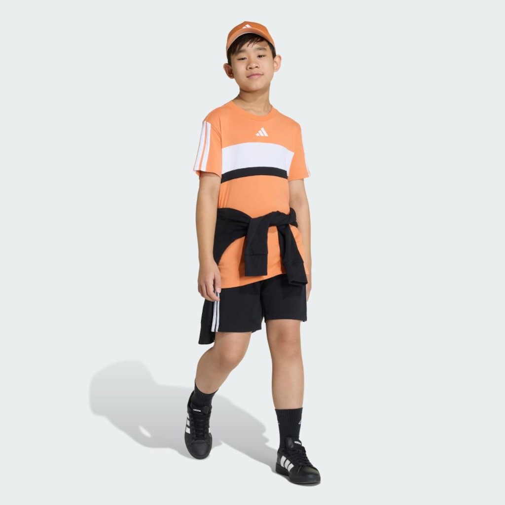 Imagem 5 do produto Camiseta Infantil Adidas Seasonal Essentials Tiberio Três Listras