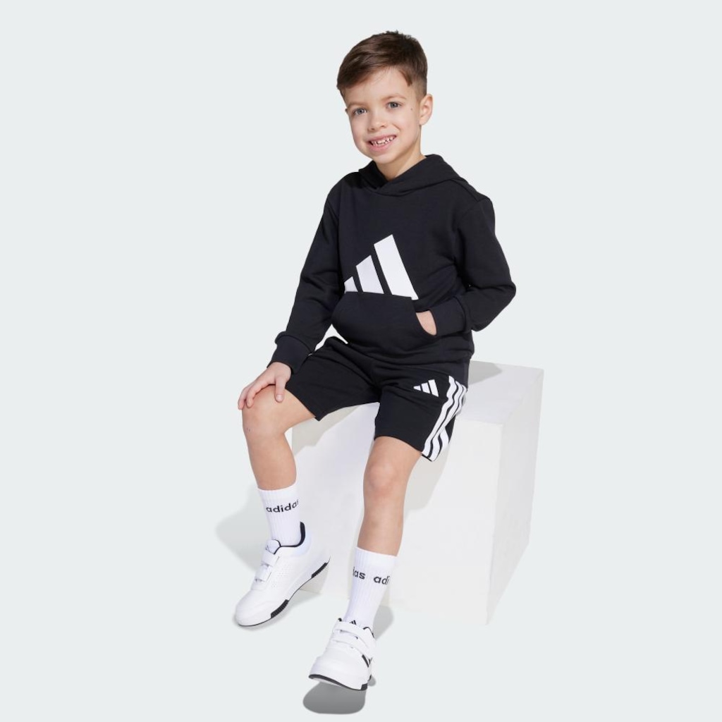 Imagem 3 do produto Blusão de Moletom com Capuz Infantil Adidas Essentials