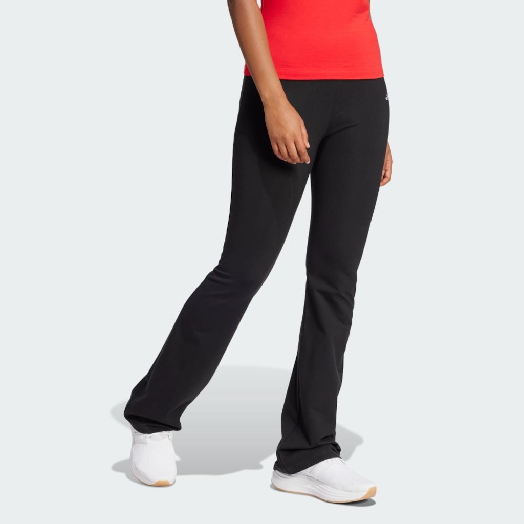 Imagem 4 do produto Calça Legging Feminina Adidas Flare Essentials com Logo Pequeno