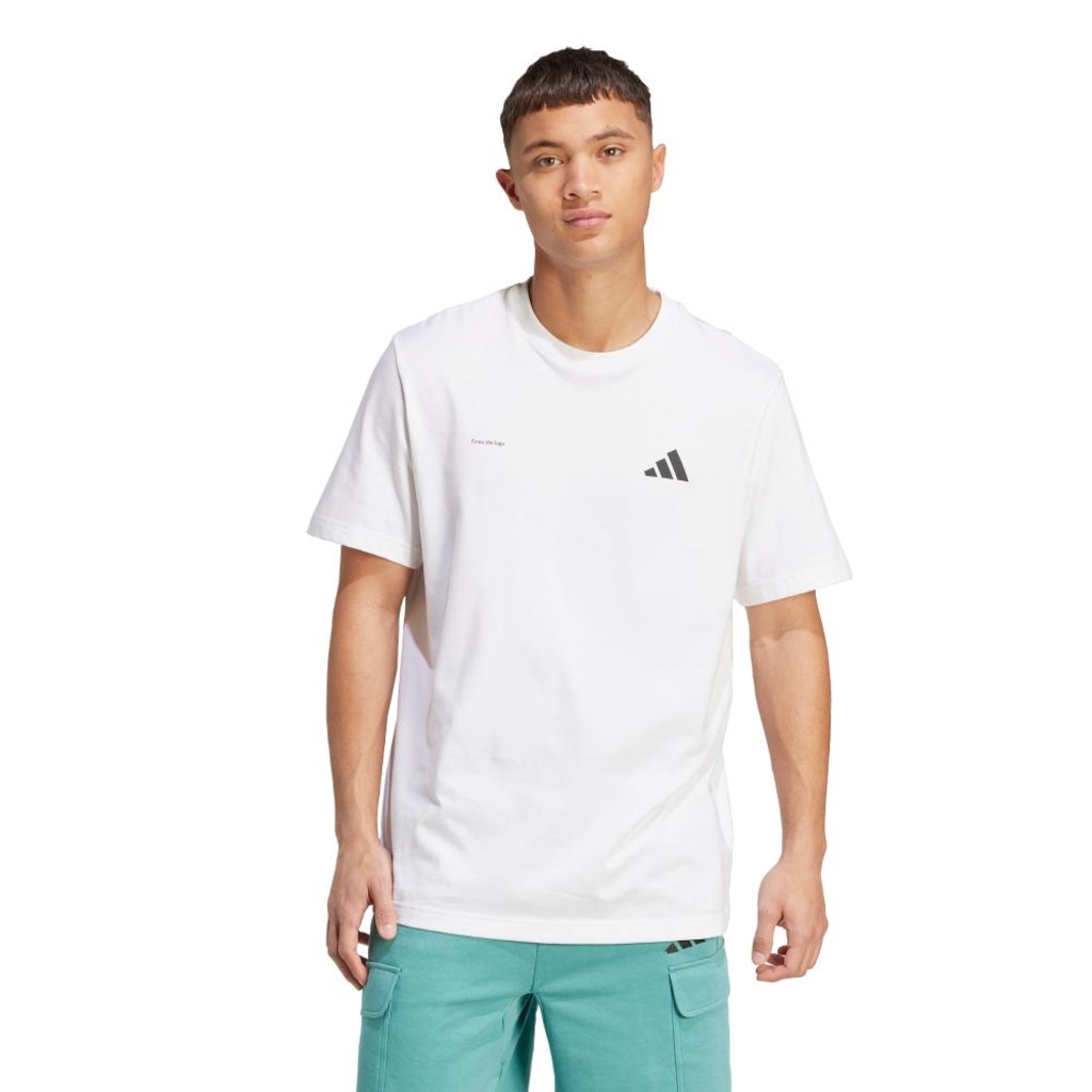 Camiseta Masculina Adidas Lens Power Of Three Hoop