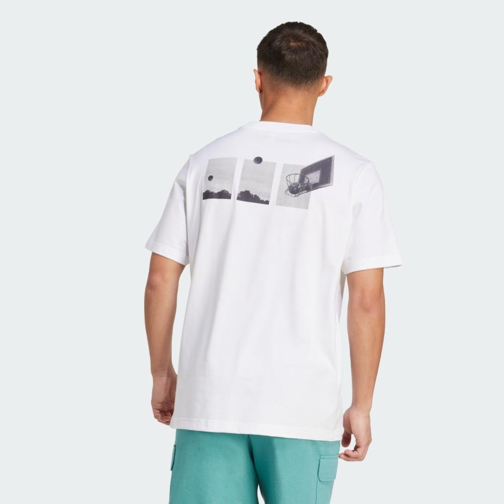 Imagem 3 do produto Camiseta Masculina Adidas Lens Power Of Three Hoop