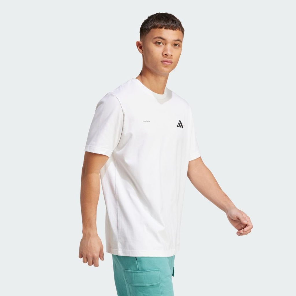 Imagem 4 do produto Camiseta Masculina Adidas Lens Power Of Three Hoop