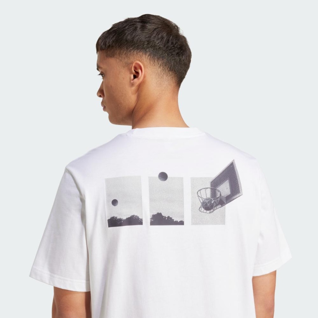 Imagem 5 do produto Camiseta Masculina Adidas Lens Power Of Three Hoop