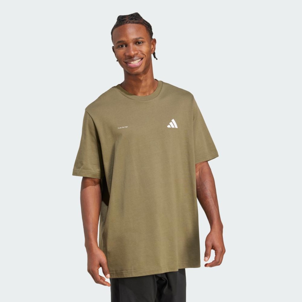Imagem 4 do produto Camiseta Masculina Adidas Lens Power Of Three Hoop