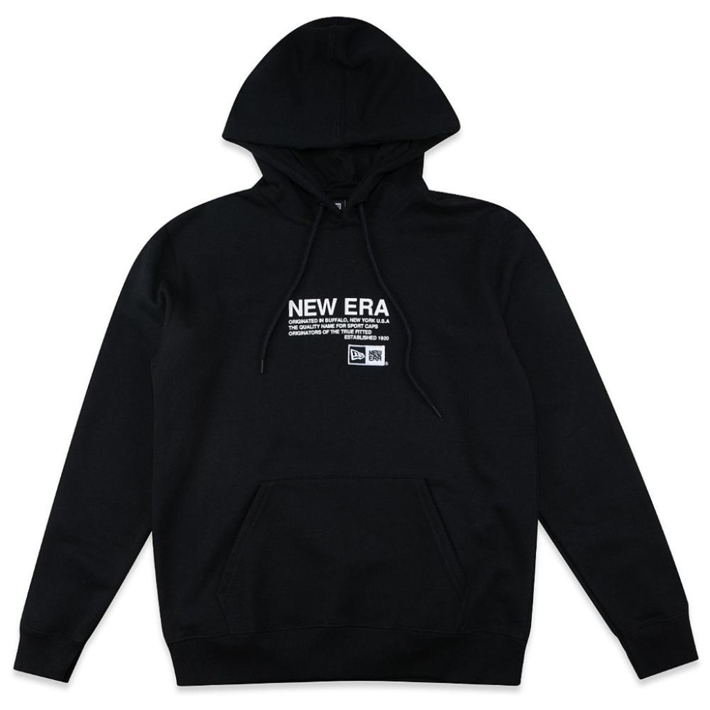 Blusão de Moletom Canguru Masculino New Era Fechado Branded Institutional Style