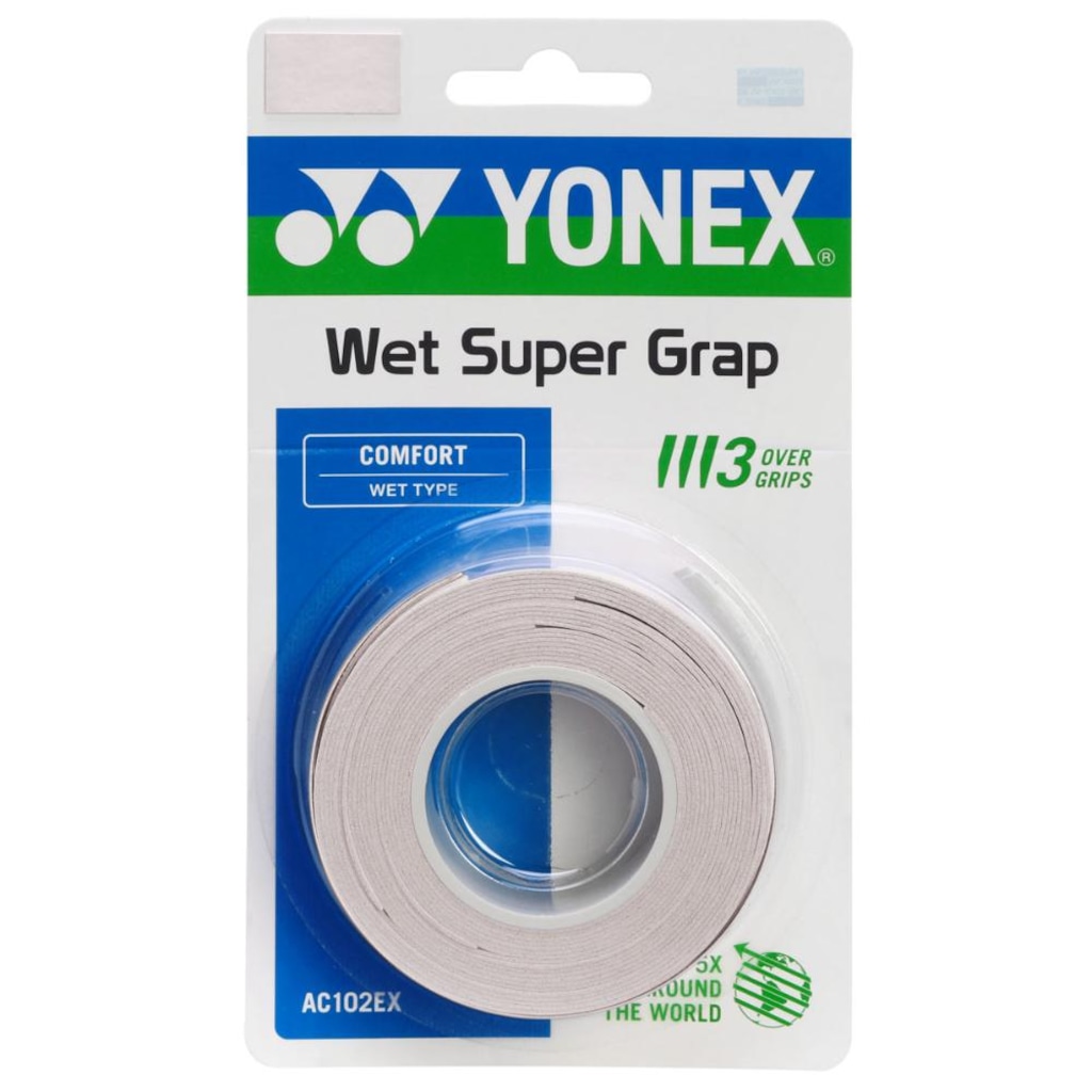 Overgrip Yonex Super Grap com 3 Unidades