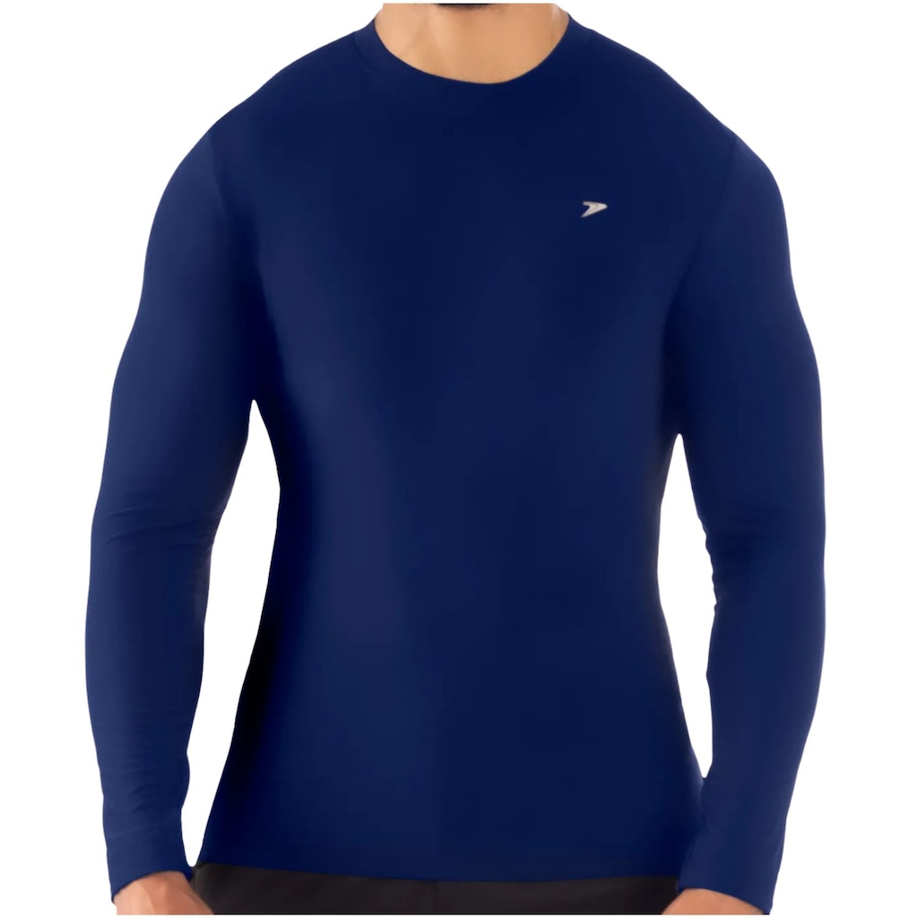 Camisa Térmica Masculina Poker Manga Longa Skin New