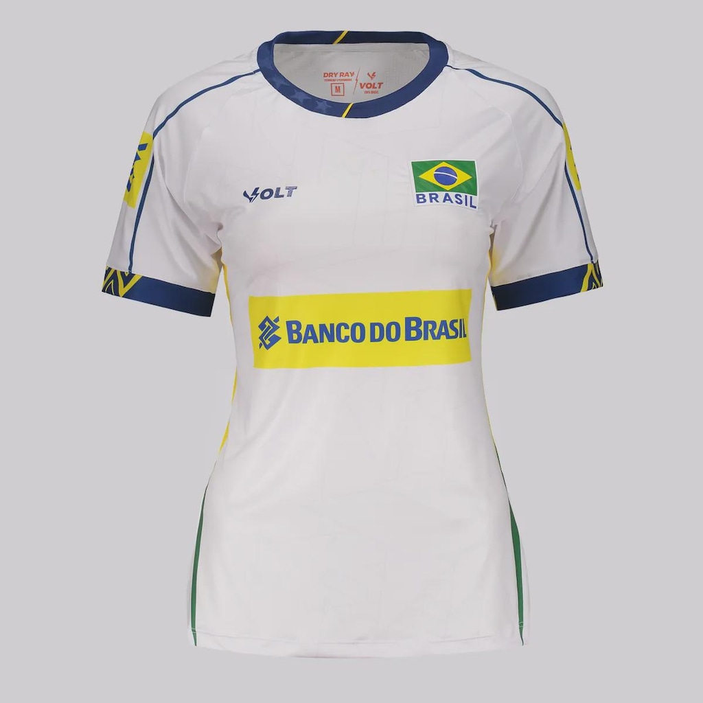 Camisa do Brasil Volt Vôlei CBV 25 Feminina