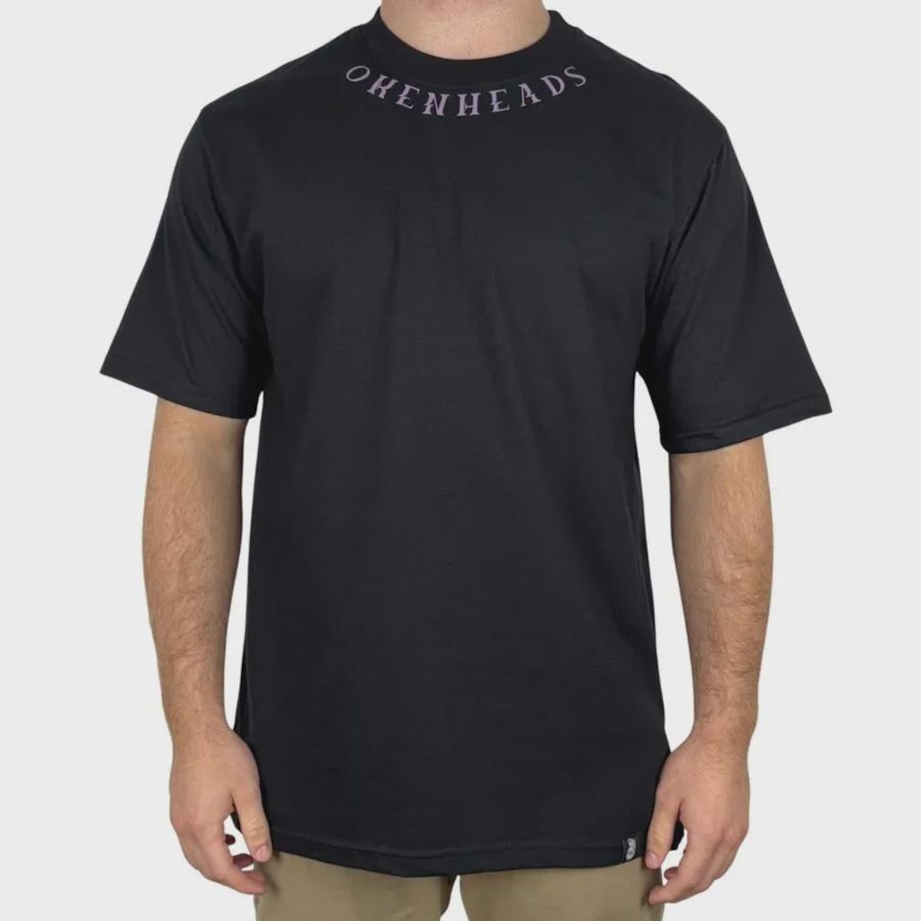 Camiseta Okenheads Básica Silk Gola Masculina