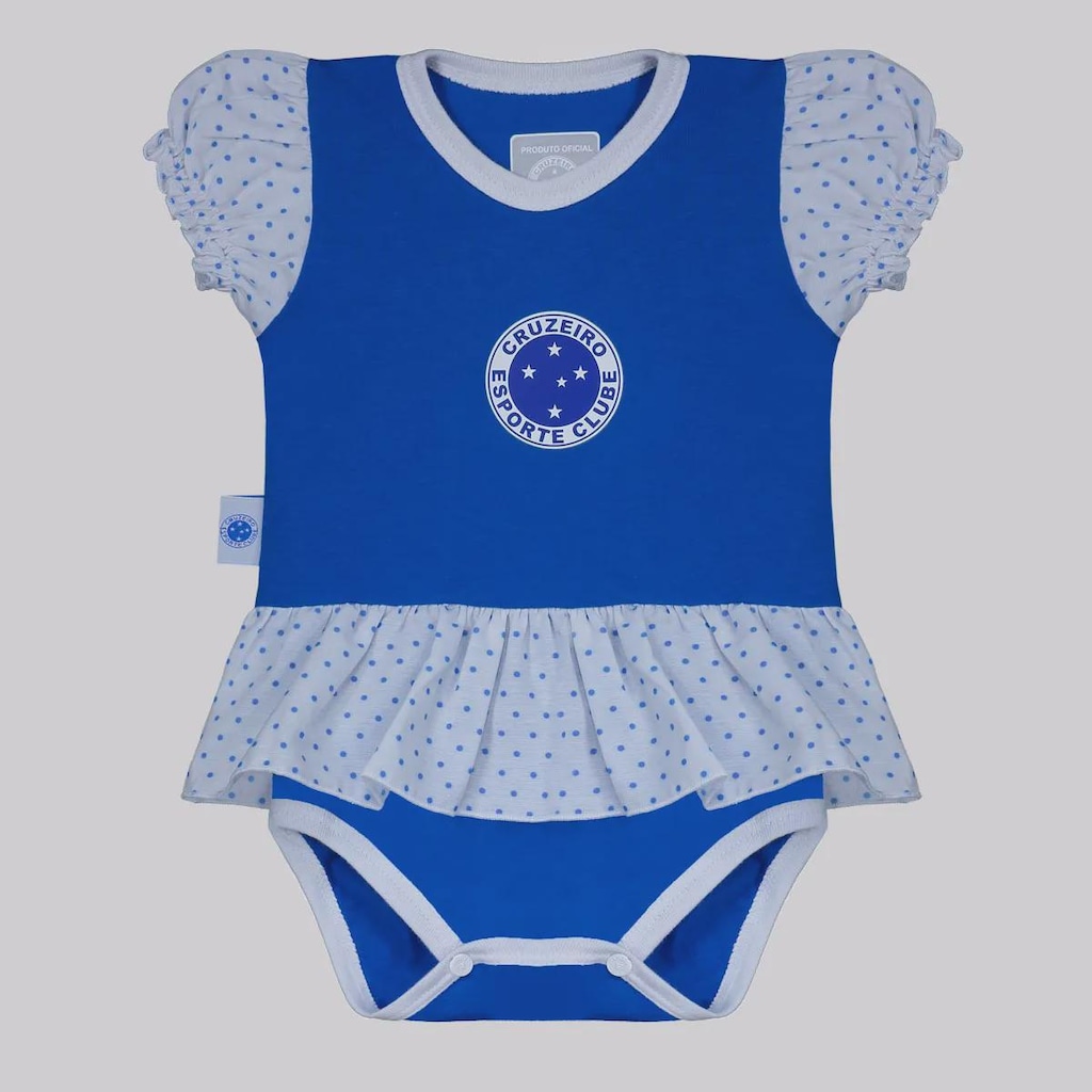 Body do Cruzeiro Futfanatics Saia Infantil