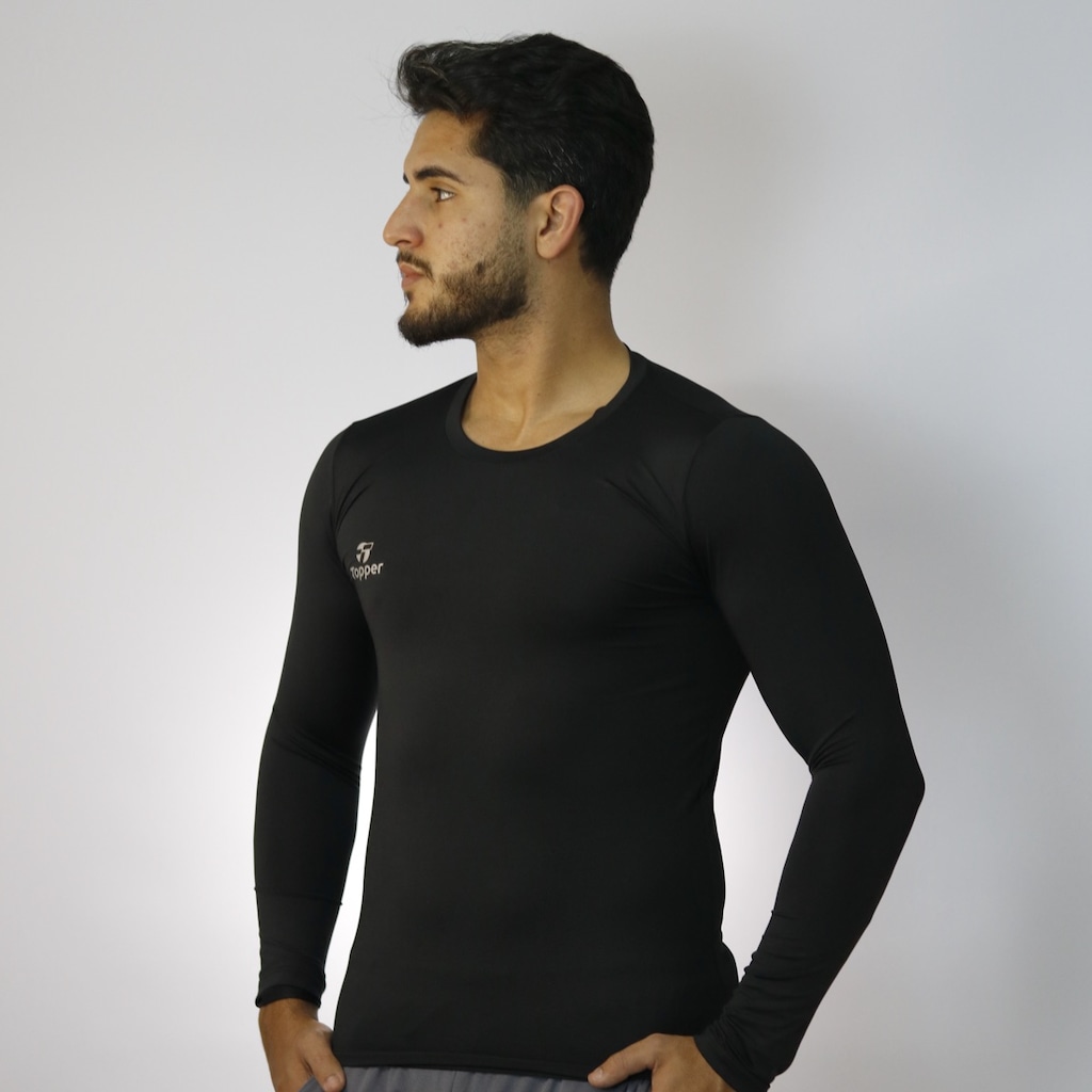 Camiseta Térmica Manga Longa Topper Classic New Betel Masculina