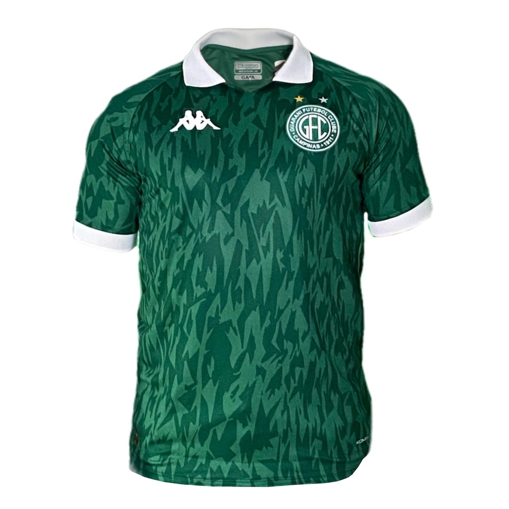 Camisa do Guarani 2025 Uniforme 1 Torcedor Kappa Masculina