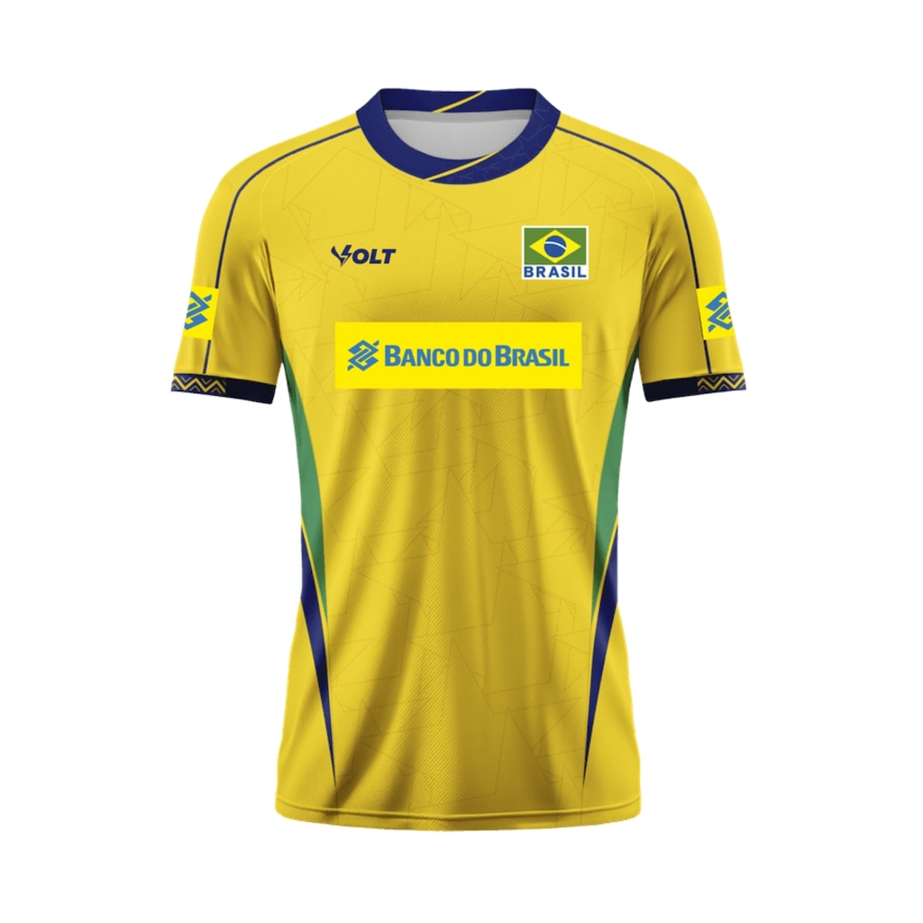 Camisa Vôlei Brasil Volt 2025 Jogo 1 Feminina