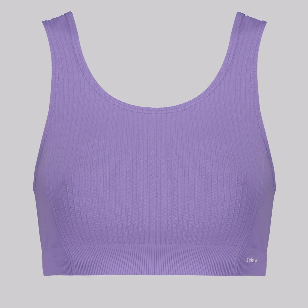 Top Canelado Selene Sem Costura Feminino