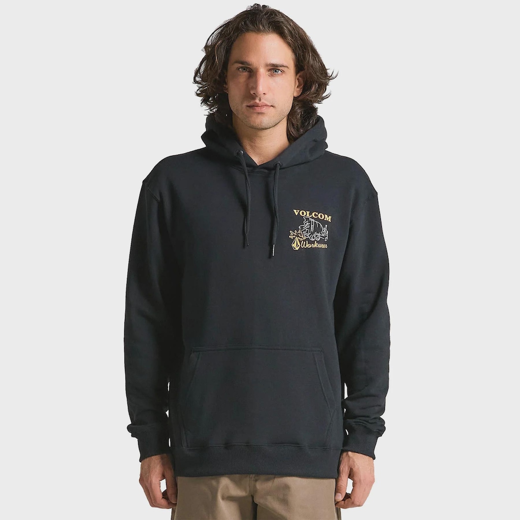 Blusão de Moletom Volcom Operator Masculino
