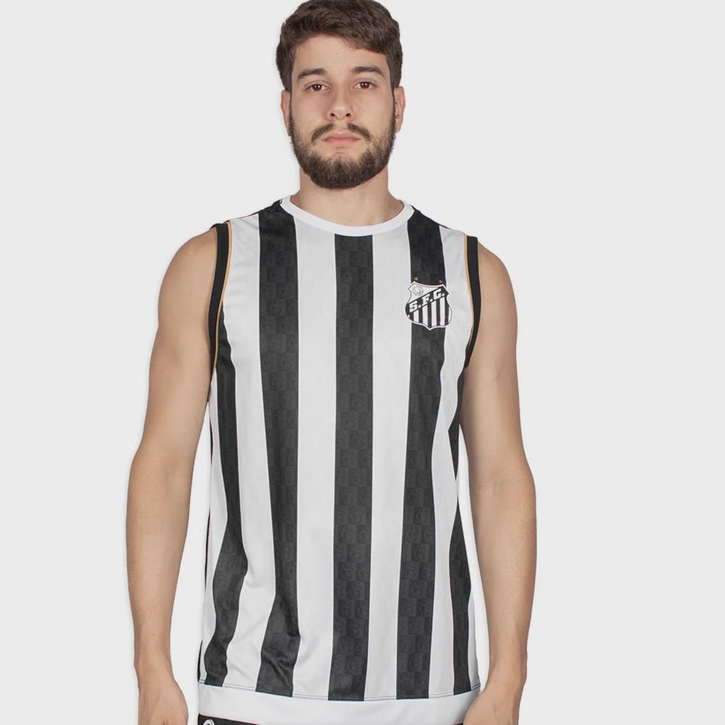 Camiseta Regata Masculina Santos Division Braziline