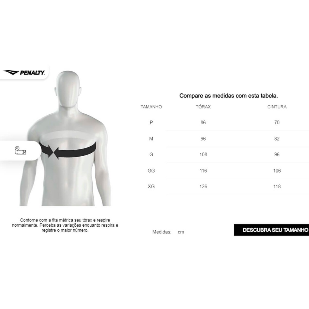 Imagem 3 do produto Camiseta Masculina Penalty Treino X 603