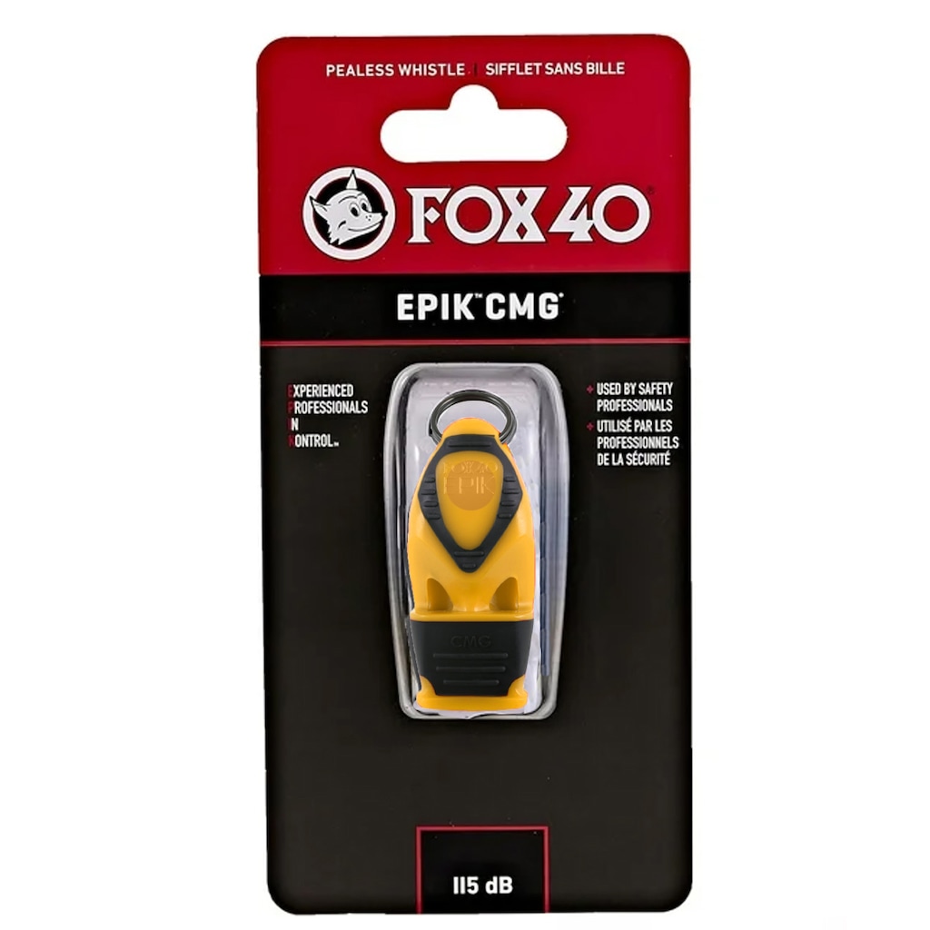 Imagem 3 do produto Apito Fox 40 Epik Cmg com Prot. Silicone Exp Profissional