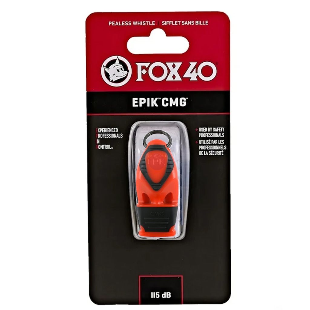 Imagem 3 do produto Apito Fox 40 Epik Cmg com Prot. Silicone Exp Profissional