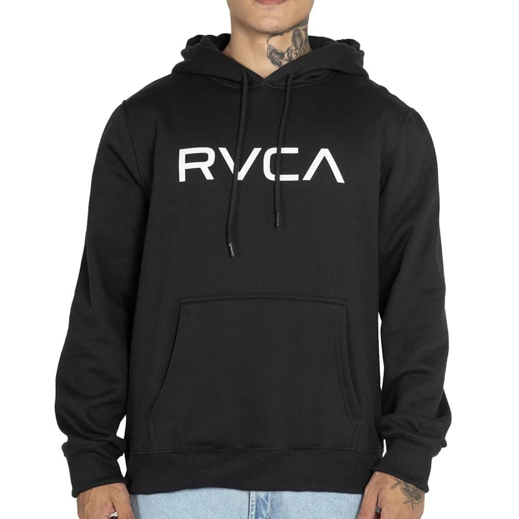 Blusão de Moletom Masculino RVCA Canguru Big RVCA 380G PS