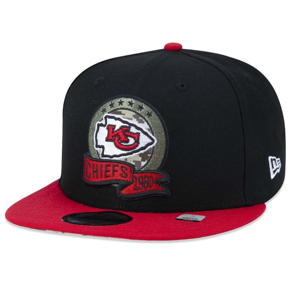 Boné Masculino New Era 950 Kansas City Chiefs NFL Salute to Service 22