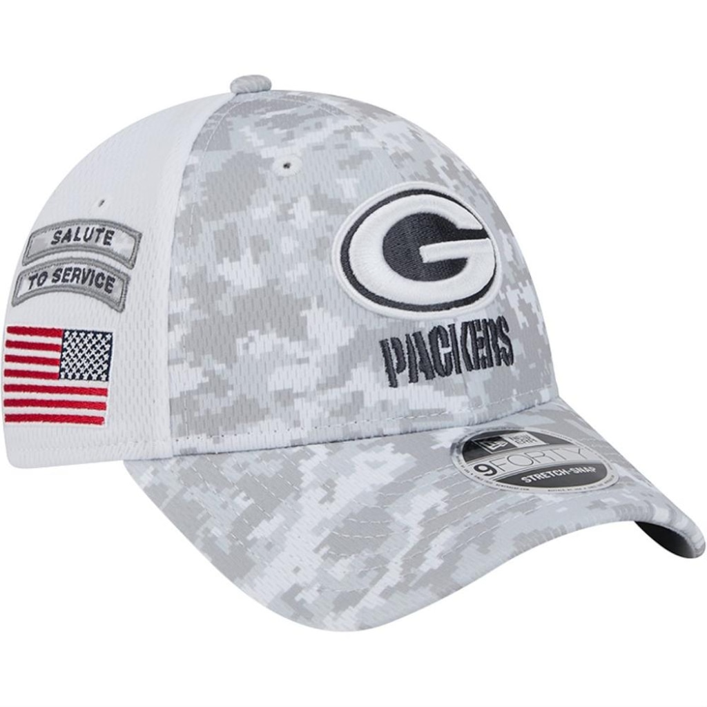 Imagem 4 do produto Boné Masculino New Era 940 Green Bay Packers NFL Salute To Service 25