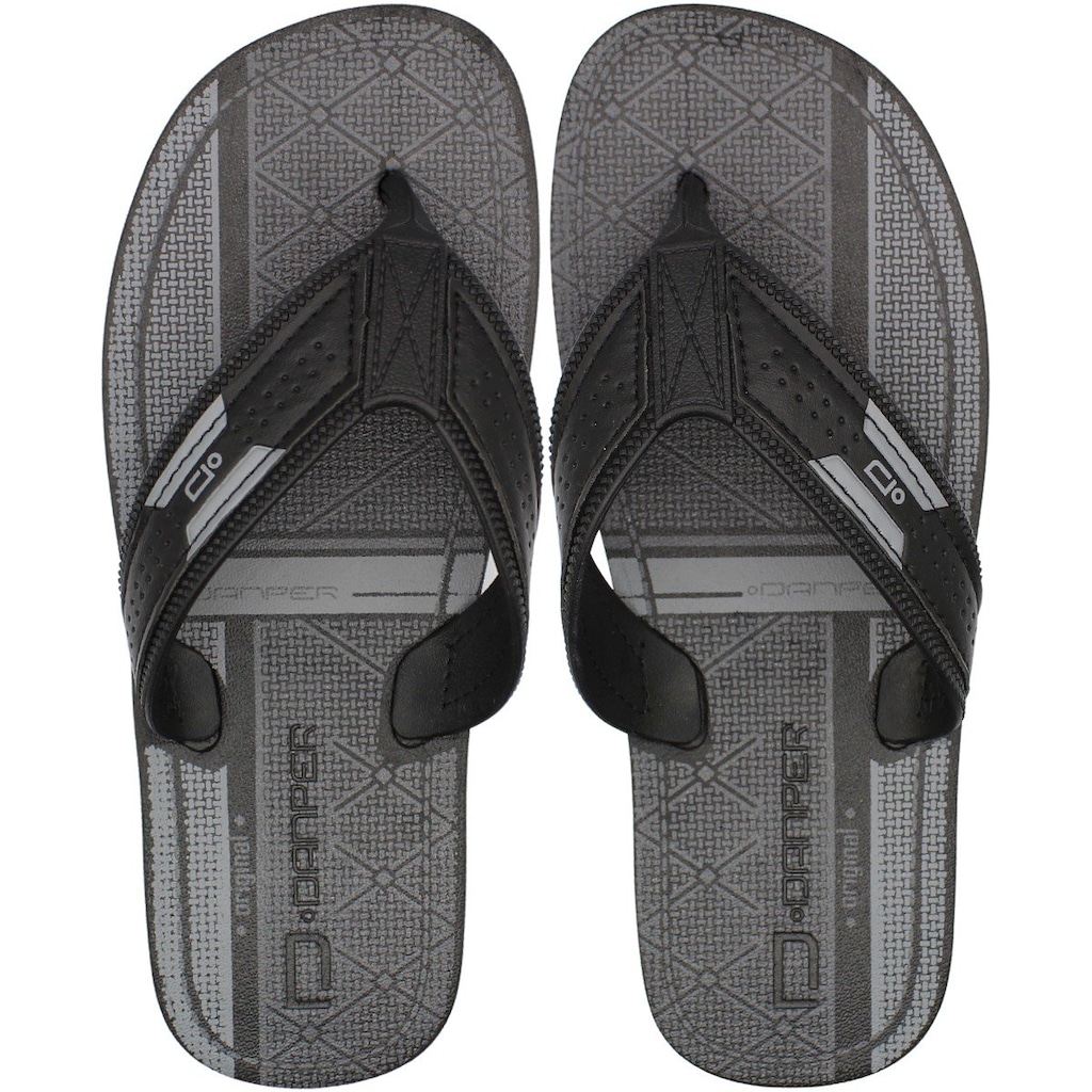 Chinelo Masculino Danper Havana Tira Reforçada De Dedo