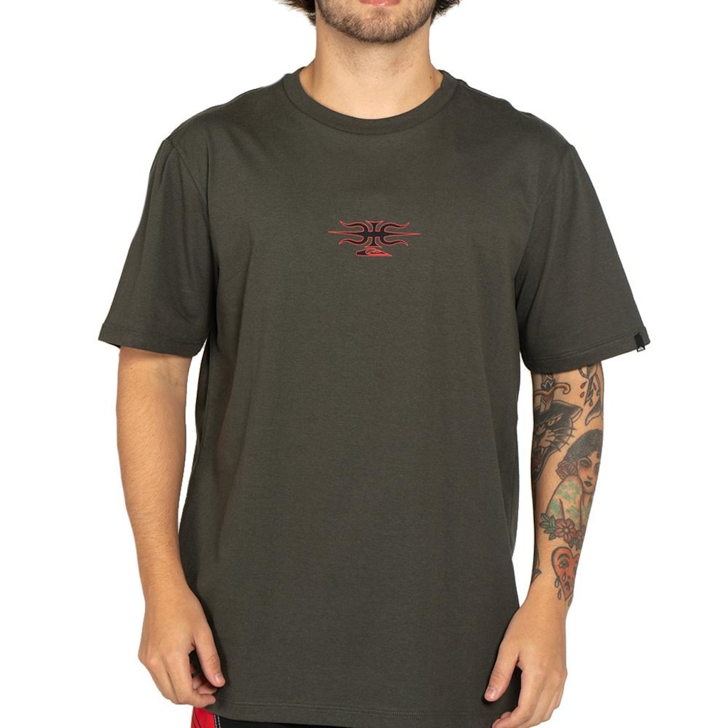 Camiseta Masculina Quiksilver Mercury Tribe