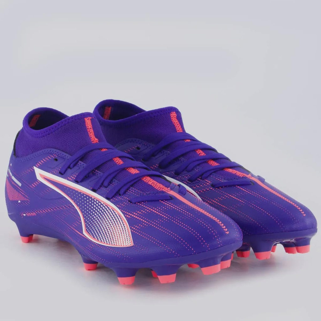 Chuteira de Campo Masculina Puma Ultra 5 Play+ FG/AG em Promoção