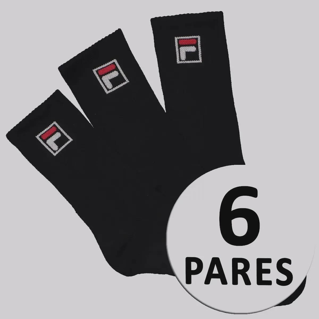 Imagem 2 do produto Meia Cano Alto Fila Fbox 6 Pares